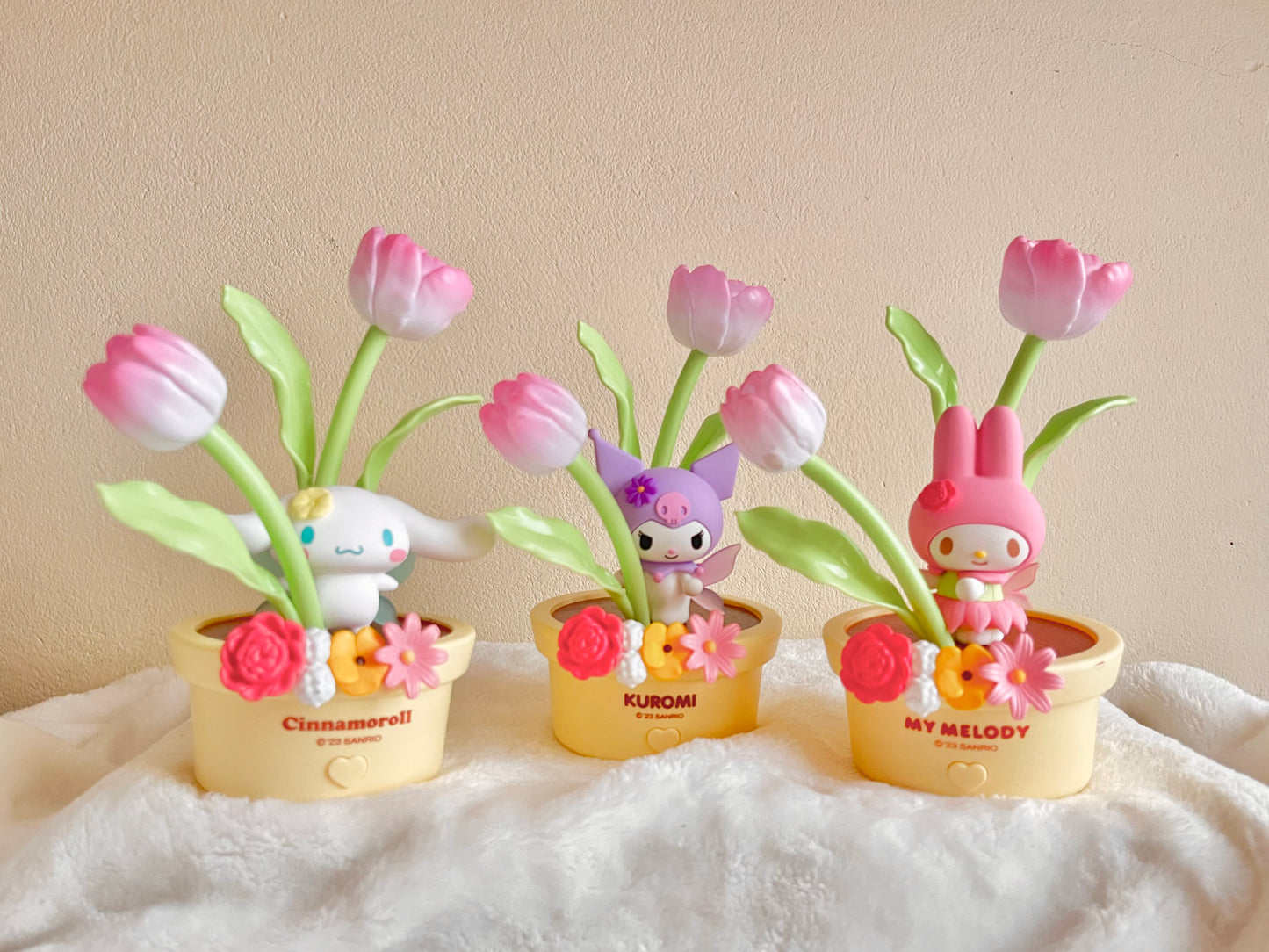 Lámpara de tulipán de hadas de jardín Sanrio