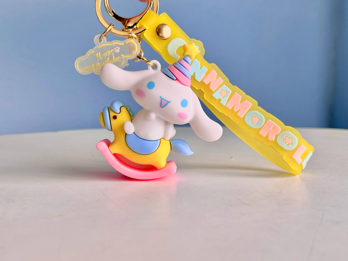 Cinnamoroll Birthday Edition Keychain