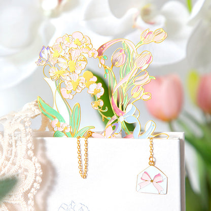 Ethereal Floral Bookmark