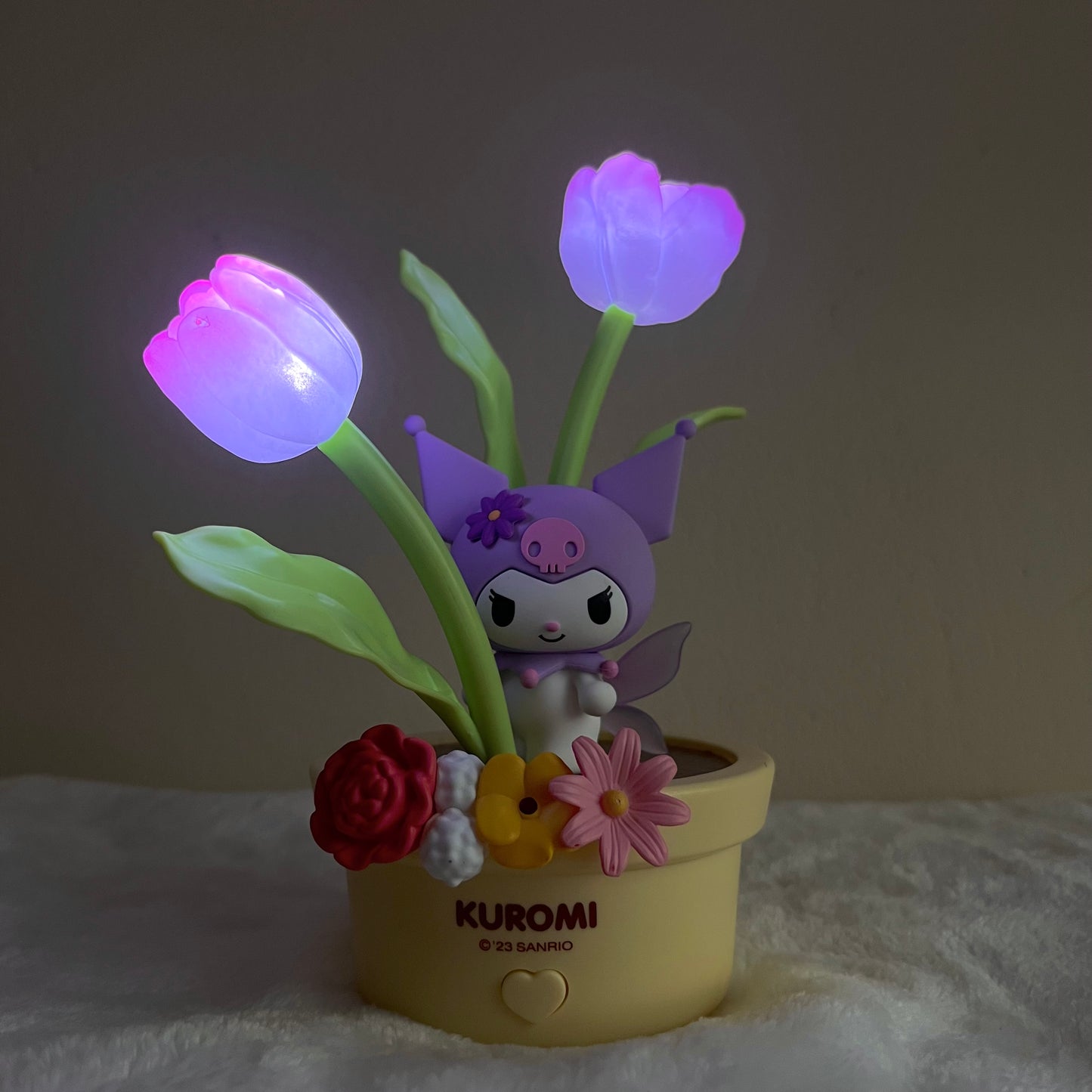 Lámpara de tulipán de hadas de jardín Sanrio