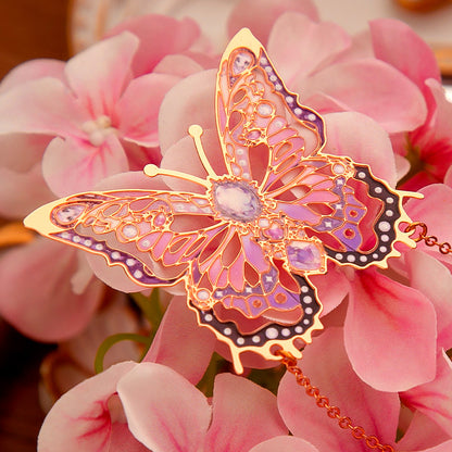 Ethereal Butterfly Brass Bookmarks