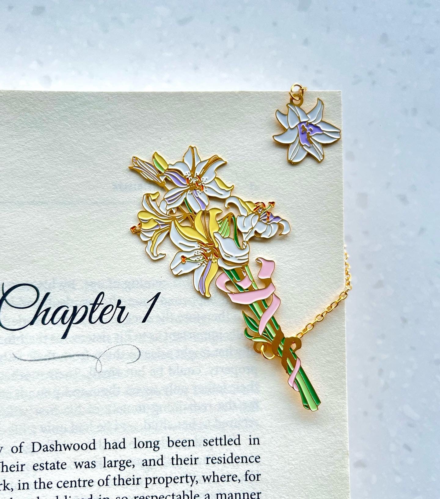 Floral Bouquet Bookmark