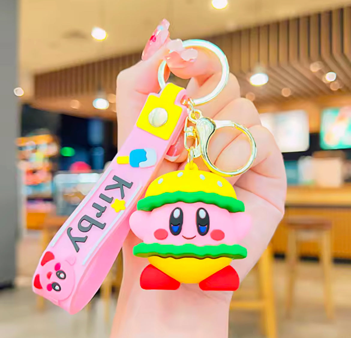 Kirby Foodie Keychain