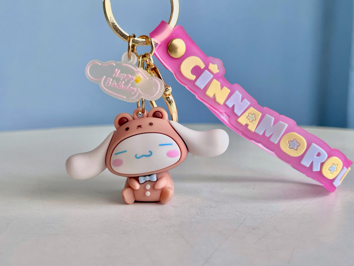 Cinnamoroll Birthday Edition Keychain