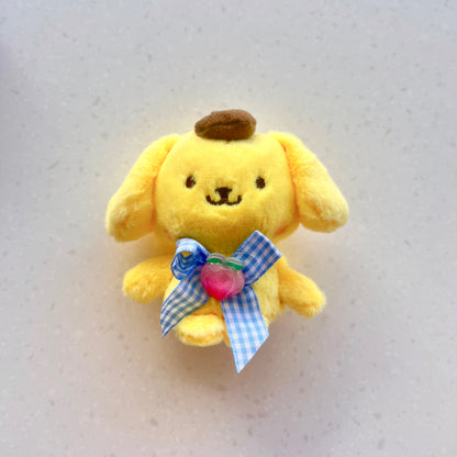 Porte-clés en peluche Sanrio Sweet Peach