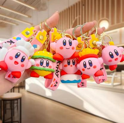 Kirby Foodie Keychain