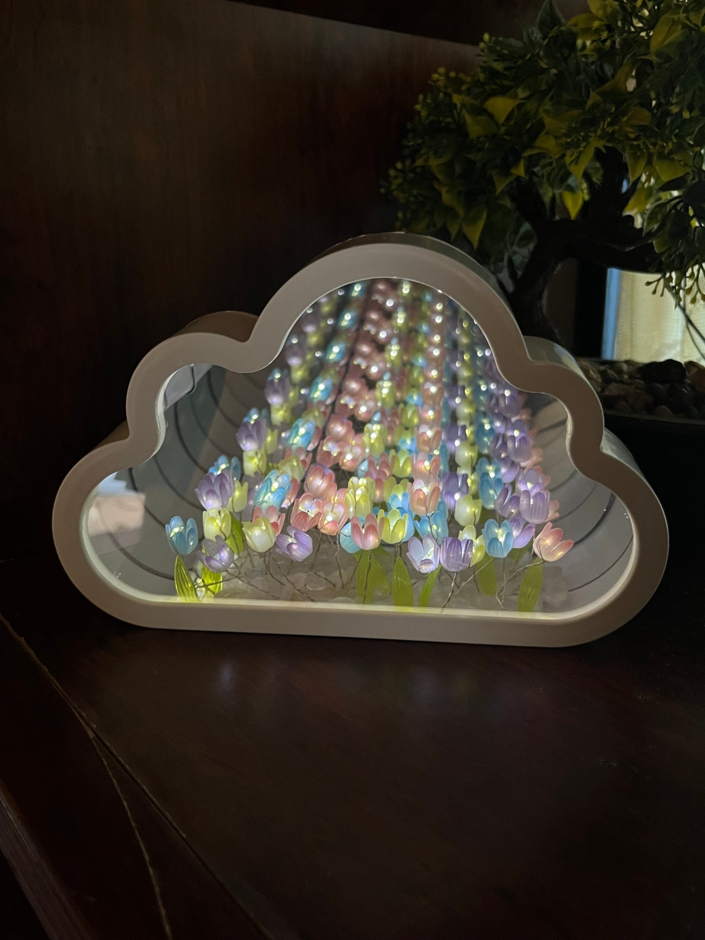 DIY Cloud Tulip Lamp
