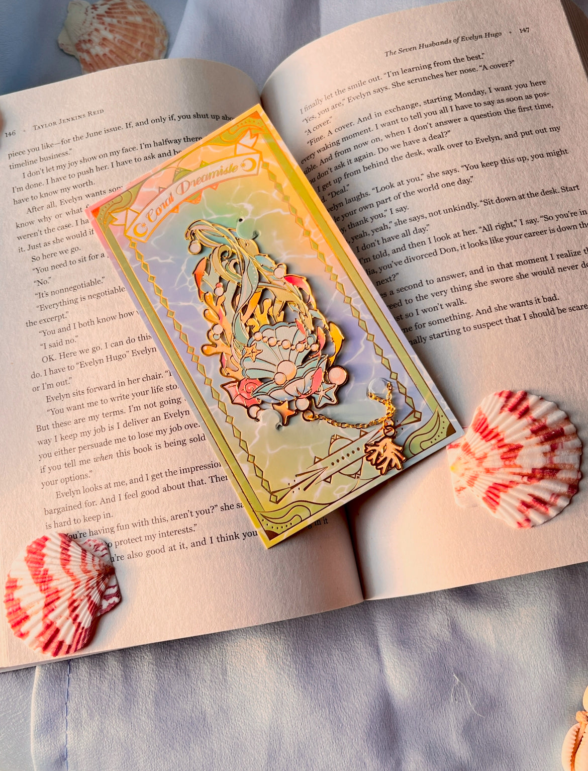 Ethereal Tides Bookmark