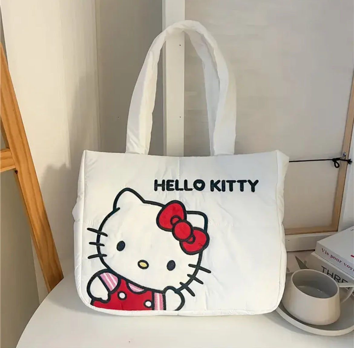 Genuine Sanrio Puffer Tote Bag