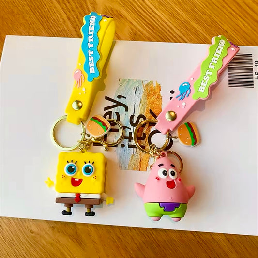 SpongeBob & Patrick Best Friend Keychain Duo