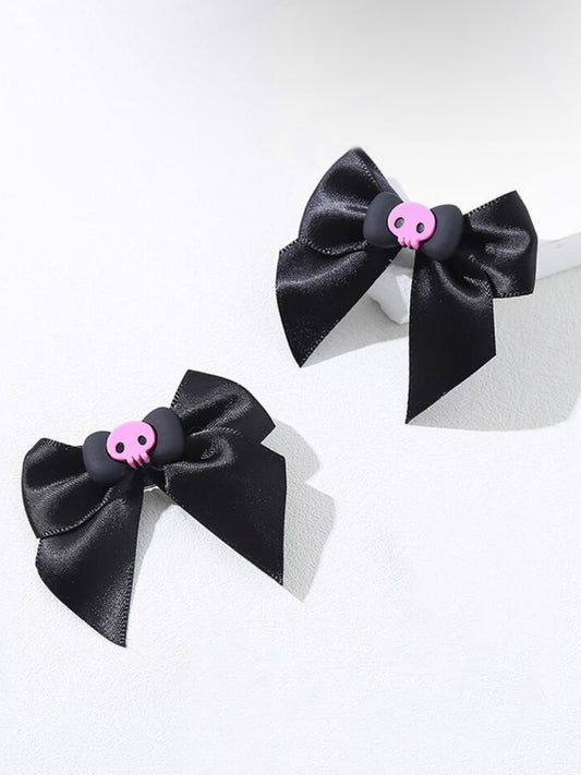 Kuromi Bow Hair Clips