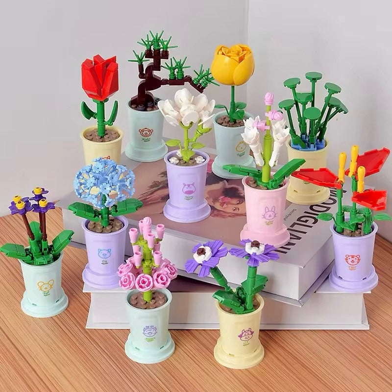 Mini Flower Building Blocks