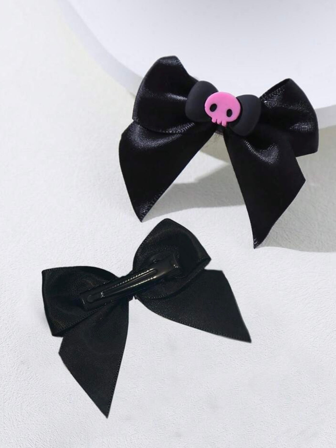 Kuromi Bow Hair Clips