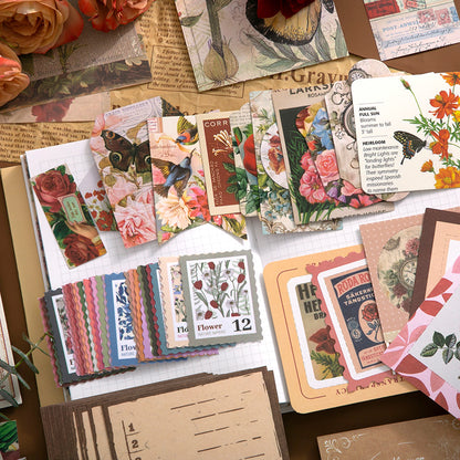 Vintage Floral Journal Set