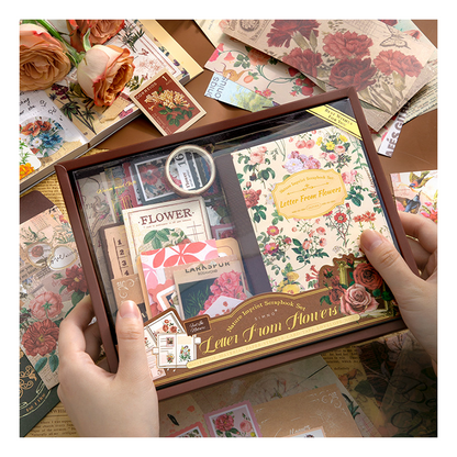 Vintage Floral Journal Set