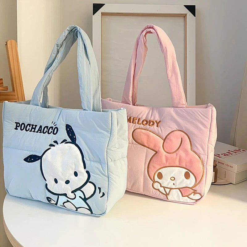 Genuine Sanrio Puffer Tote Bag