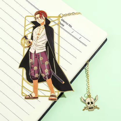 One Piece Brass Bookmark