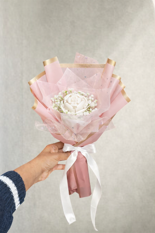 Large White Rose Bouquet