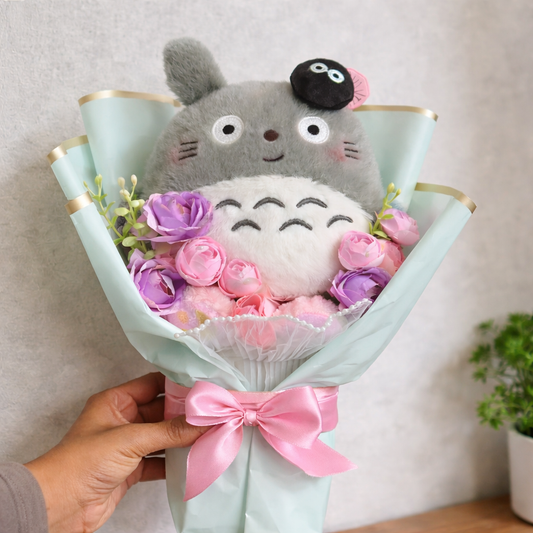 Totoro Plushie Bouquet