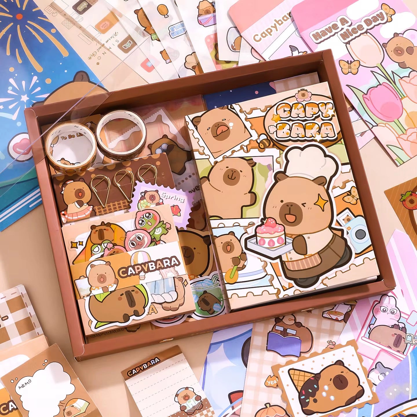 Happy Capybara Journal Set