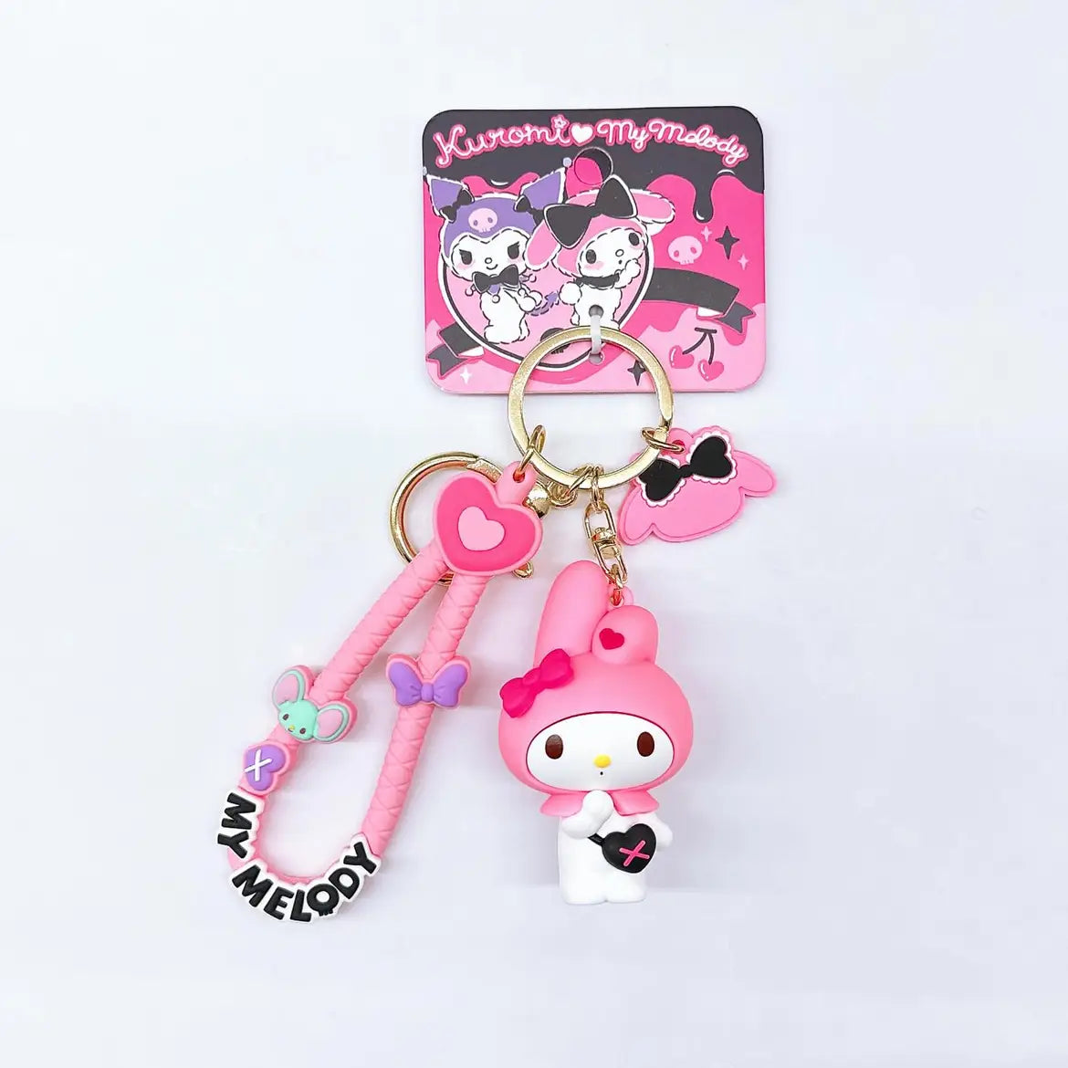 Kuromi & My Melody Keychain