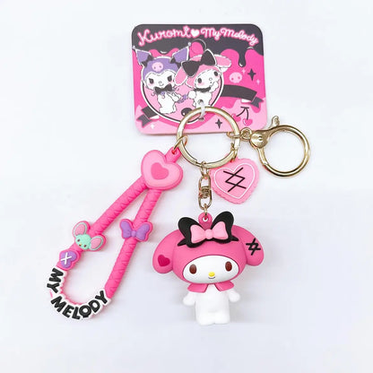 Kuromi & My Melody Keychain