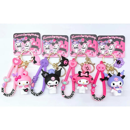 Kuromi & My Melody Keychain